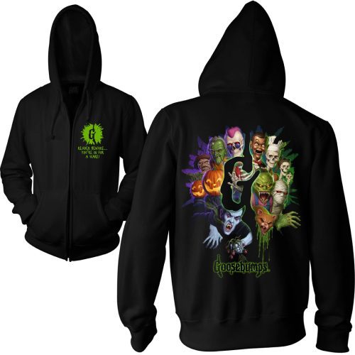 goosebumps nostalgia zip up