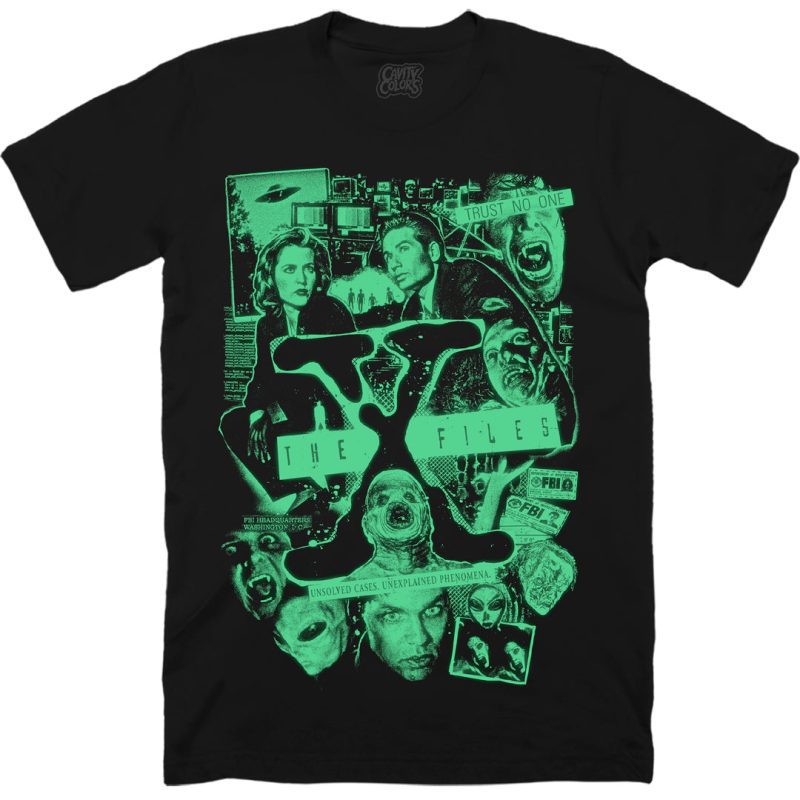 xfiles tee glow